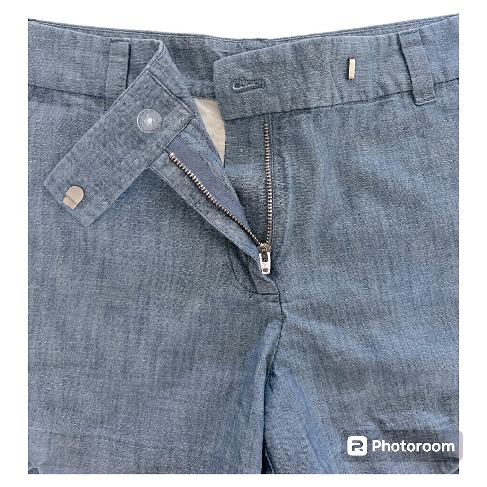 J. Crew chambray shorts with scalloped hem size 8 - Picture 8 of 8